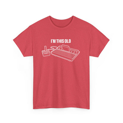 I'm this old - vintage gaming console unisex tshirt