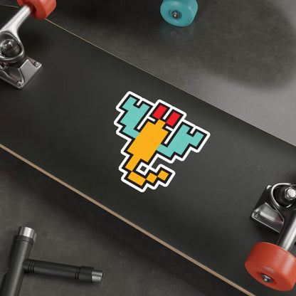 8-bit Legends: Galaga Scorpion die-cut stickers