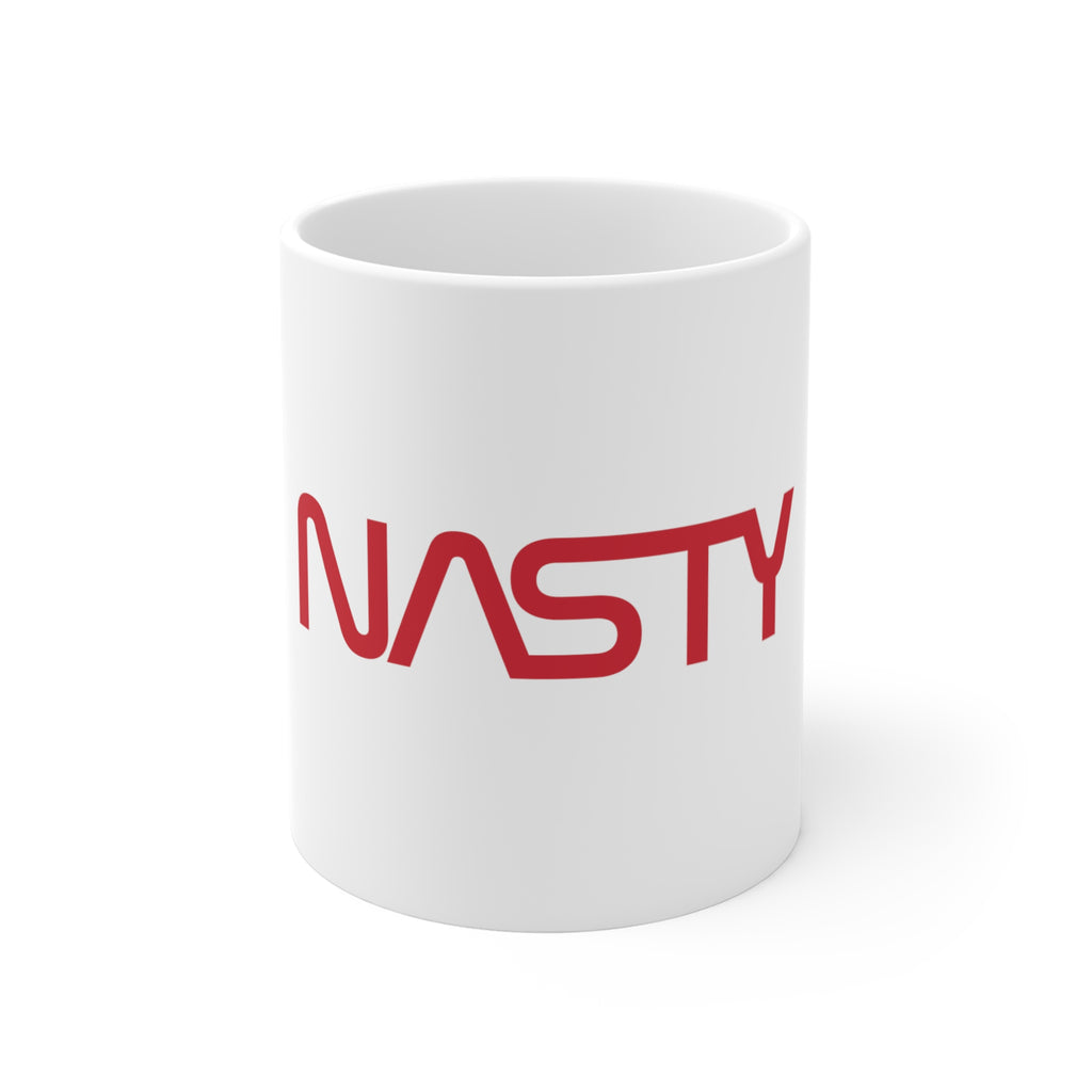 NASTY vintage NASA logo inspired mug 11oz - Rerun Designs