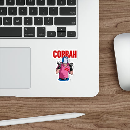 GI Joe Cobra Commander inspired  "Cobrah" die-cut vinyl sticker - Rerun Designs