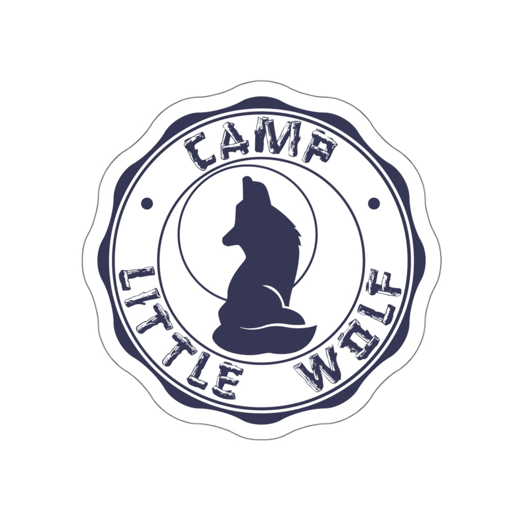 Little Darlings movie inspired Camp Little Wolf summer camp die-cut stickers - Rerun Designs