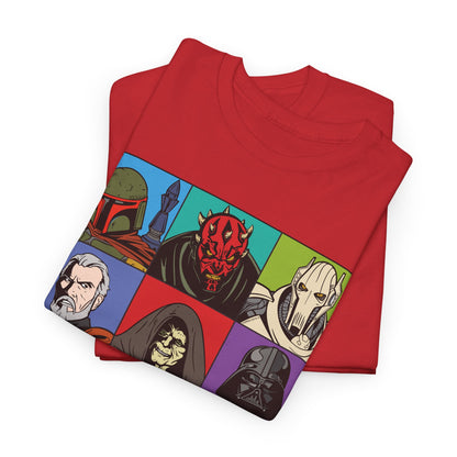 Villains of the Galaxy - Star Wars villains unisex t-shirt