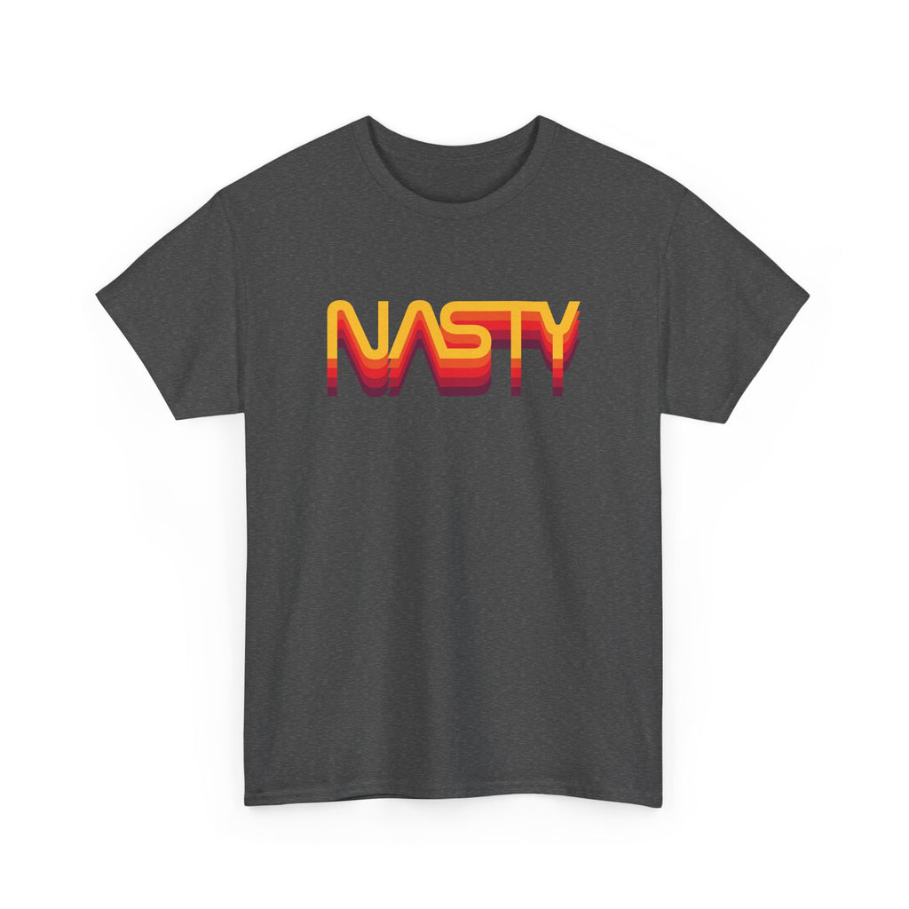 NASTY vintage sunset vibes NASA logo inspired t-shirt