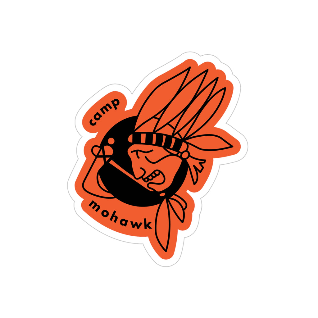 Meatballs movie inspired Camp Mohawk summer camp die-cut stickers - Rerun Designs