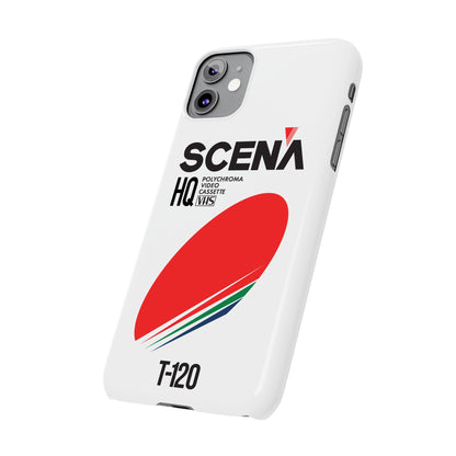 VHS Visions - retro Scena HQ T-120 VHS tape inspired slim iPhone cases