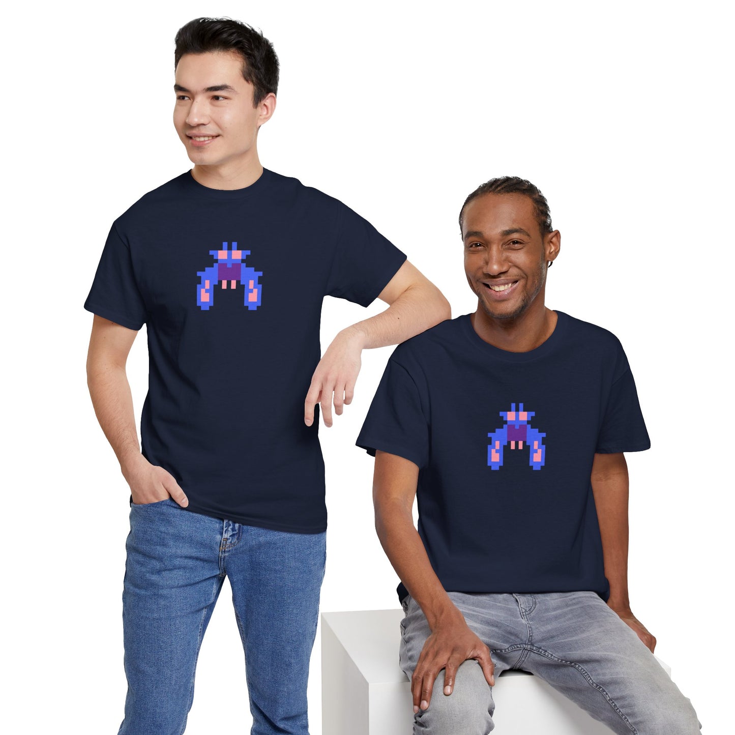 8-bit Legends: Galaga Purple Boss unisex t-shirt