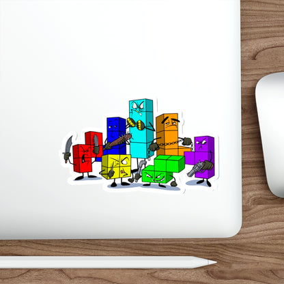 NES Tetris-inspired "Original Video Game Gangsters" vinyl die-cut stickers