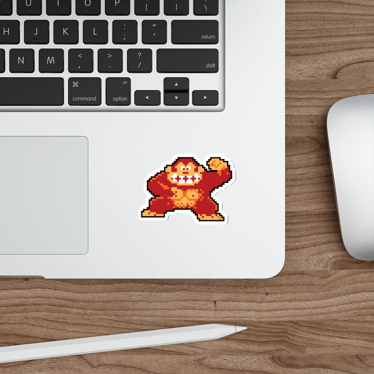 8-bit Legends: DonkeyKong die-cut stickers - Rerun Designs