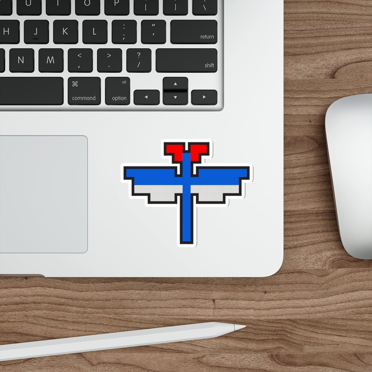 8-bit Legends: Galaga Dragonfly die-cut stickers