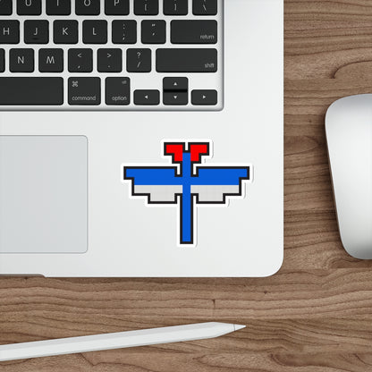 8-bit Legends: Galaga Dragonfly die-cut stickers