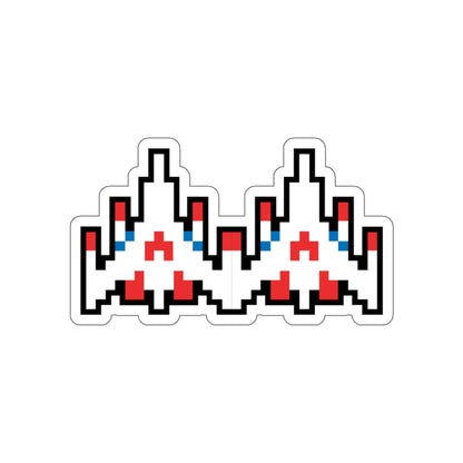 8-bit Legends: Galaga Dual Fighter die-cut stickers