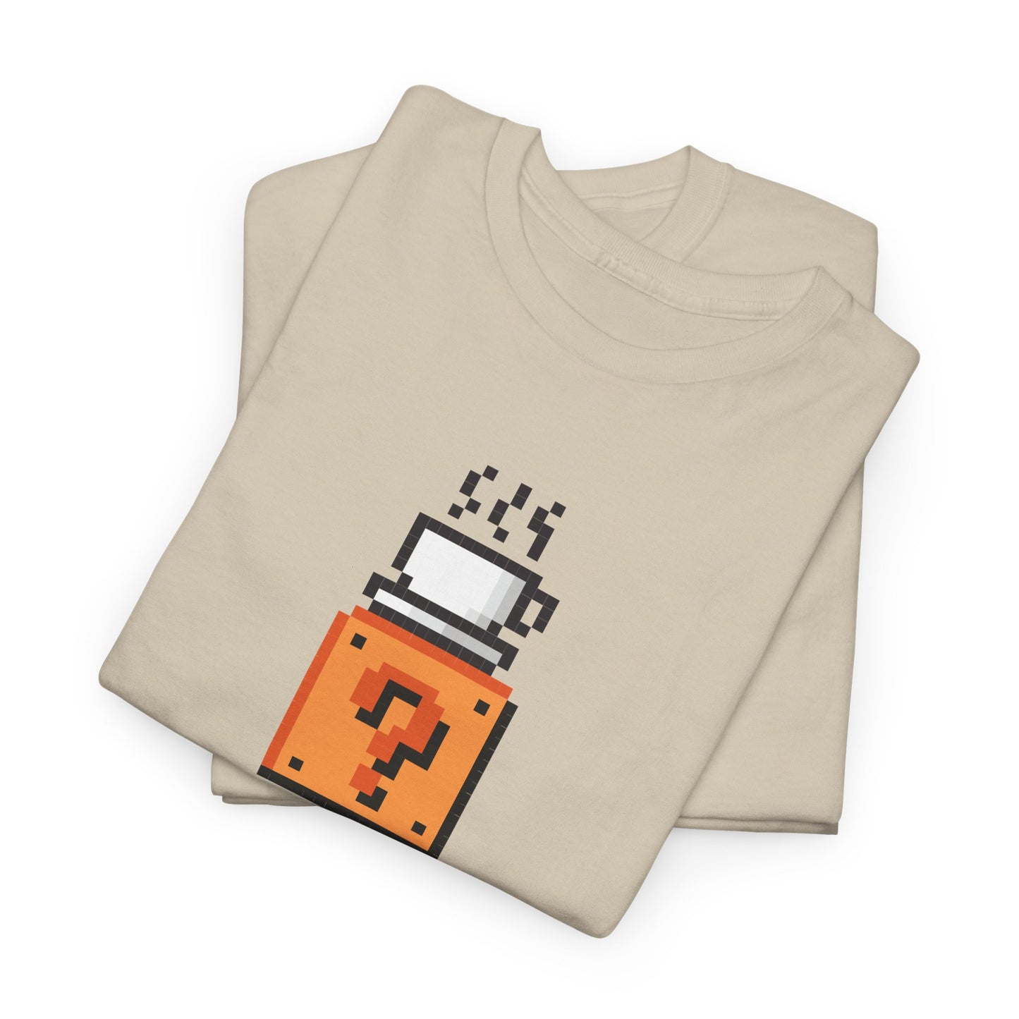 SuperMario-inspired "Caffeine power-up" unisex t-shirt