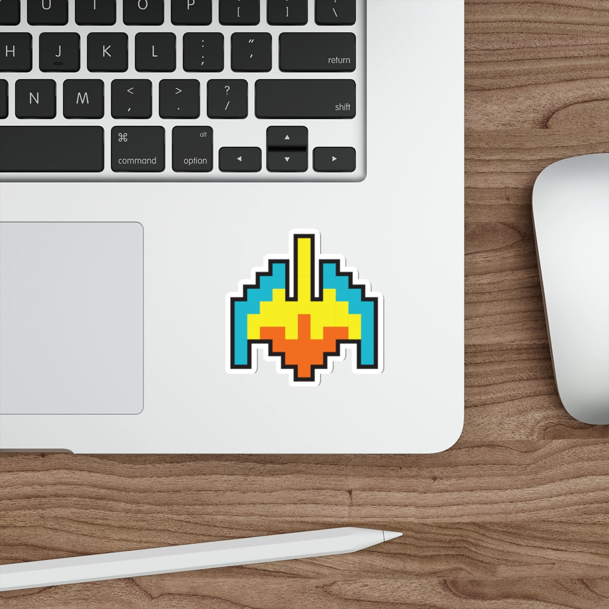 8-bit Legends: Galaga Galaxian Flagship die-cut stickers