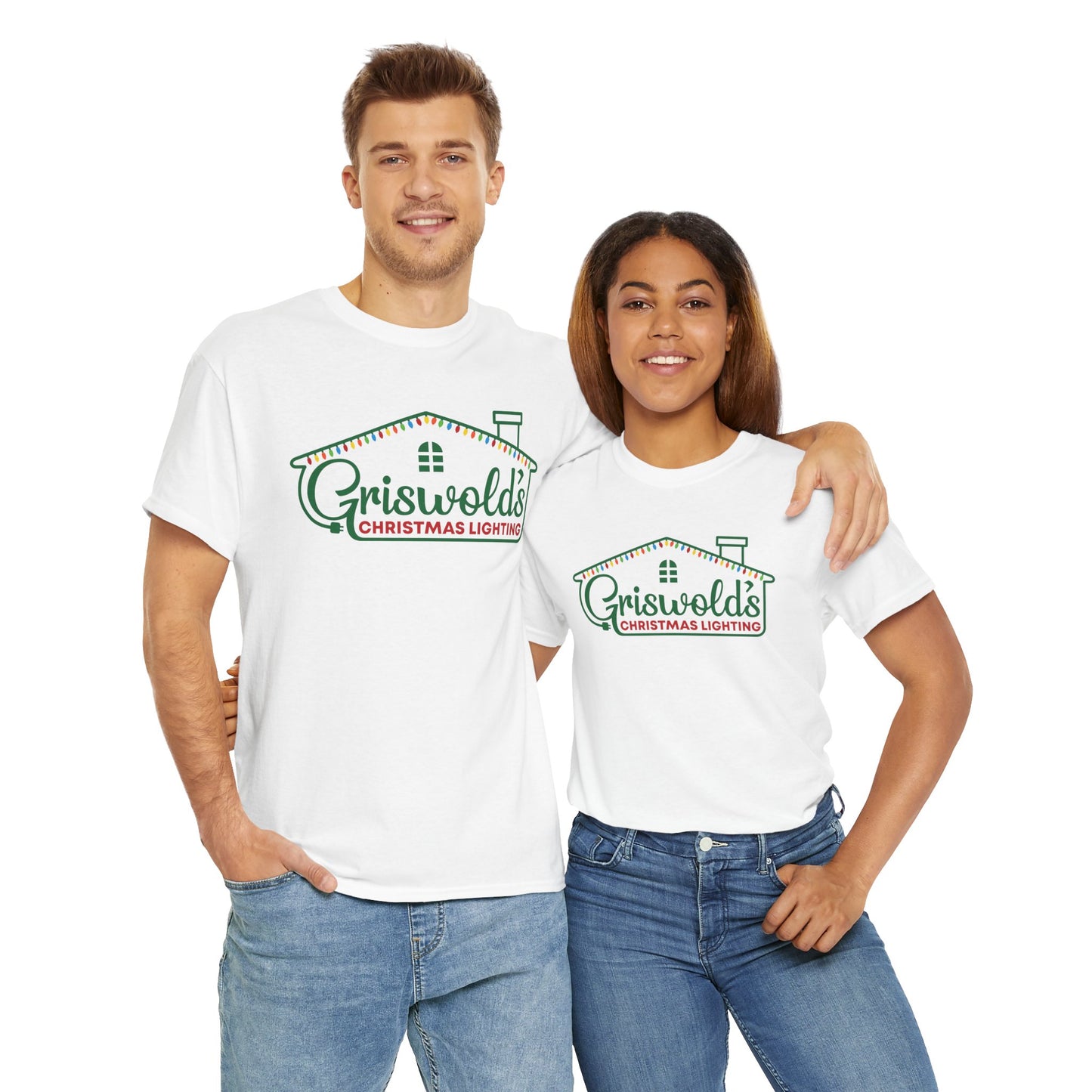 Griswold's Christmas Lighting - National Lampoon Christmas Vacation Clark Griswold inspired unisex t-shirt