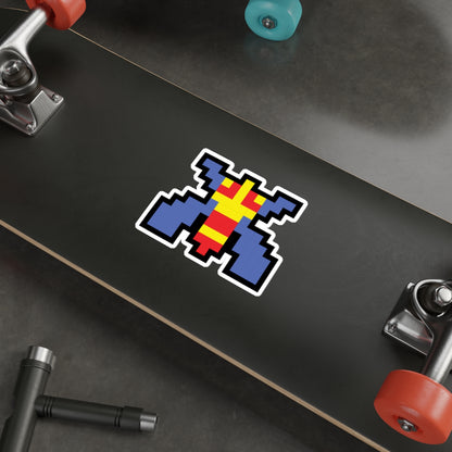 8-bit Legends: Galaga Bee die-cut stickers