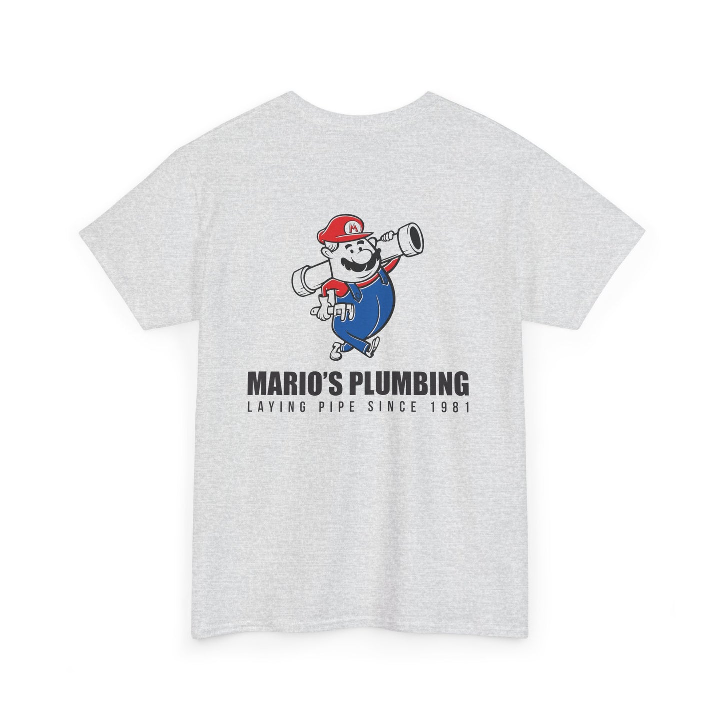 Marios Plumbing Laying Pipe Since 1981 - unisex mascot t-shirt