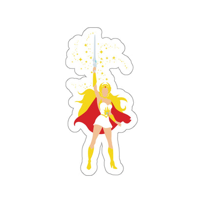 She-Ra silhouette vinyl die-cut sticker