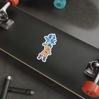 He-Man silhouette vinyl die-cut sticker