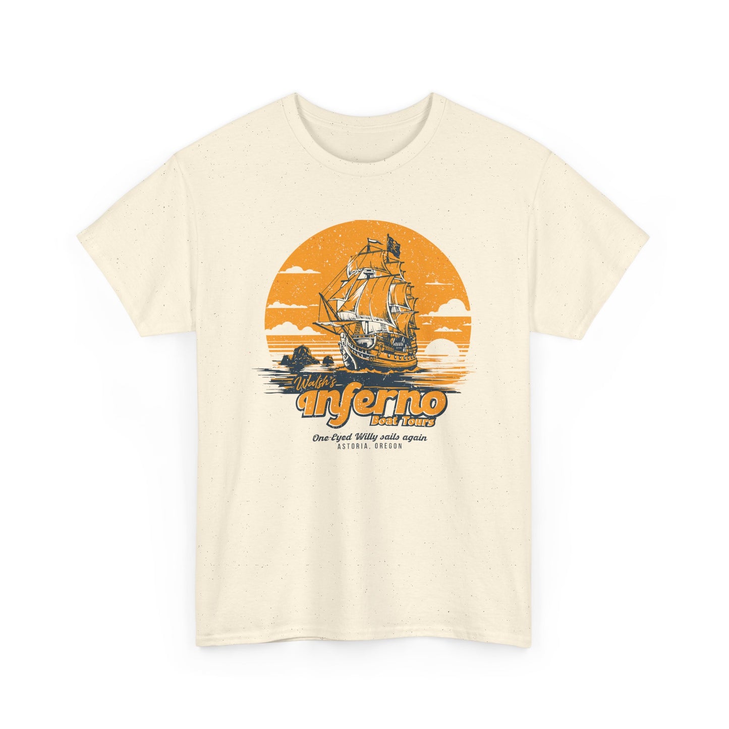 Walsh's Inferno Boat Tours Goonies-inspired unisex t-shirt
