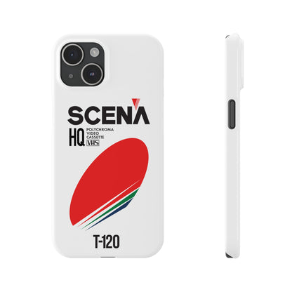 VHS Visions - retro Scena HQ T-120 VHS tape inspired slim iPhone cases