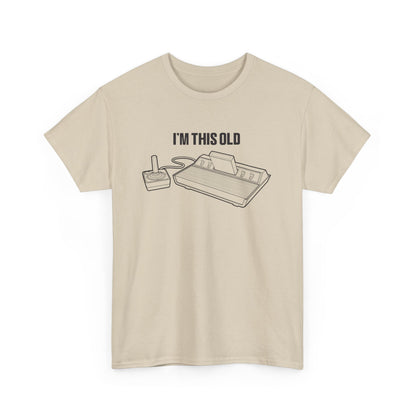 I'm this old - vintage gaming console unisex tshirt