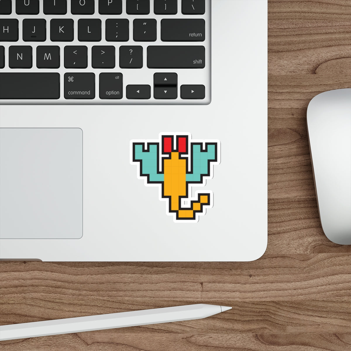 8-bit Legends: Galaga Scorpion die-cut stickers