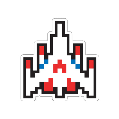 8-bit Legends: Galaga fighter die-cut stickers