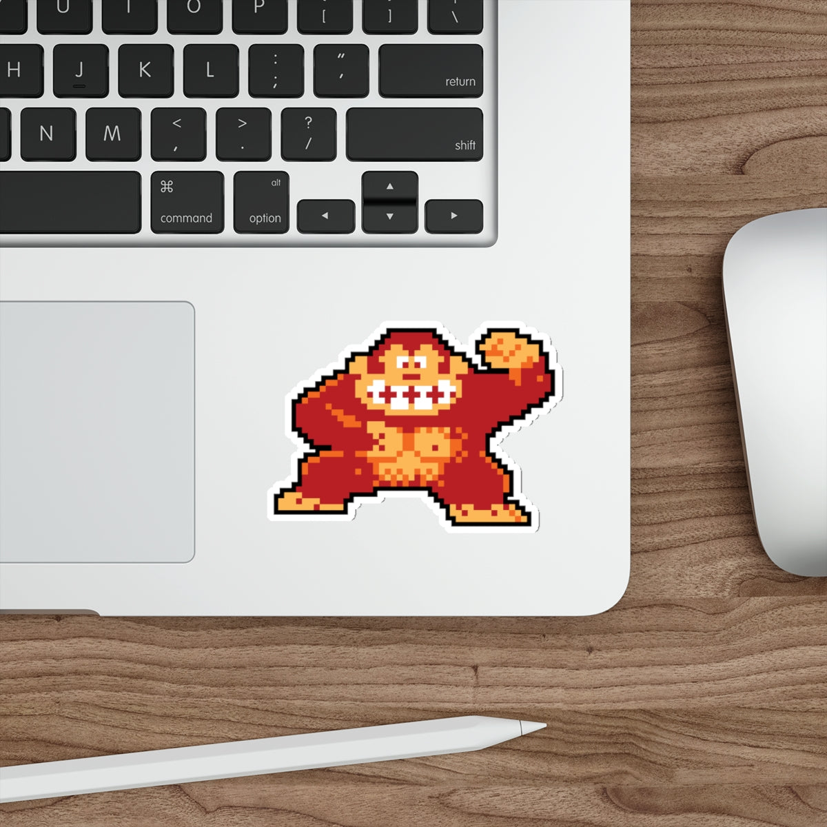 8-bit Legends: DonkeyKong die-cut stickers - Rerun Designs