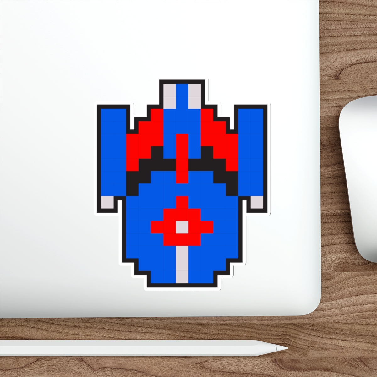 8-bit Legends: Galaga Enterprise die-cut stickers