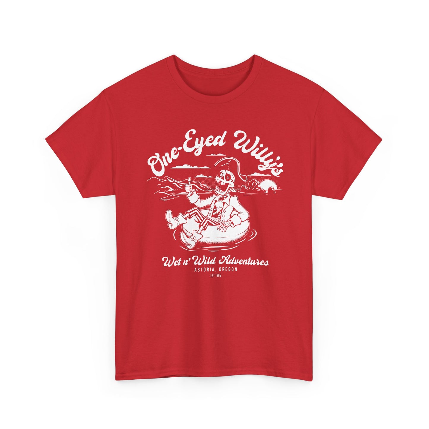 One-Eyed Willy's Wet n' Wild Adventures Goonies-inspired unisex t-shirt