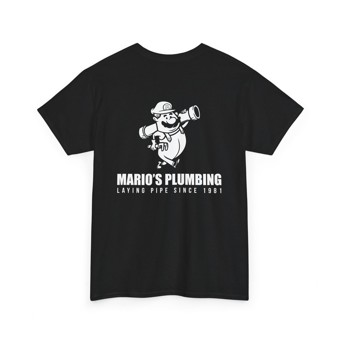 Marios Plumbing Laying Pipe Since 1981 - unisex mascot t-shirt