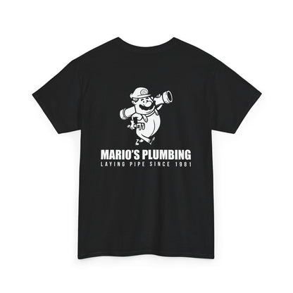 Marios Plumbing Laying Pipe Since 1981 - unisex mascot t-shirt