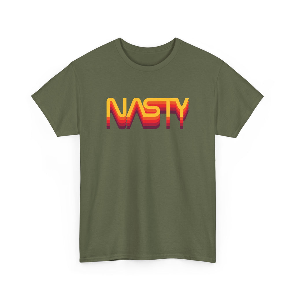 NASTY vintage sunset vibes NASA logo inspired t-shirt