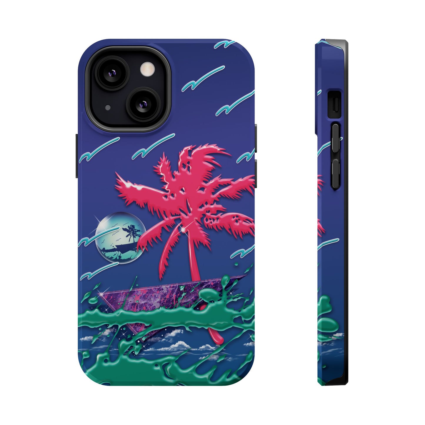 Pink Palm - Trapper Keeper inspired tough MagSafe® iPhone cases