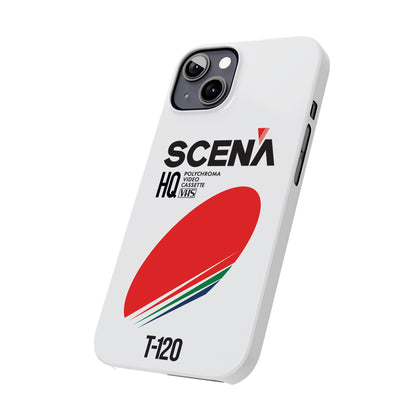 VHS Visions - retro Scena HQ T-120 VHS tape inspired slim iPhone cases