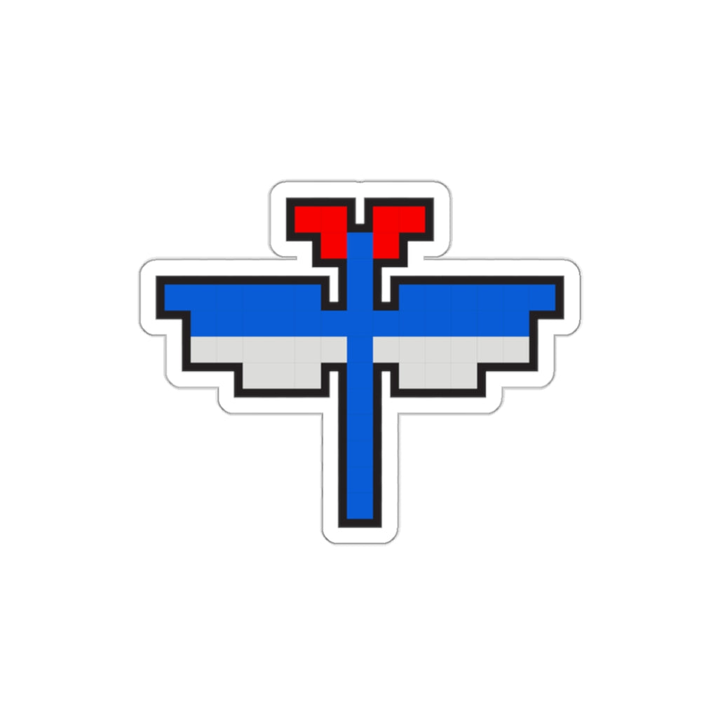 8-bit Legends: Galaga Dragonfly die-cut stickers