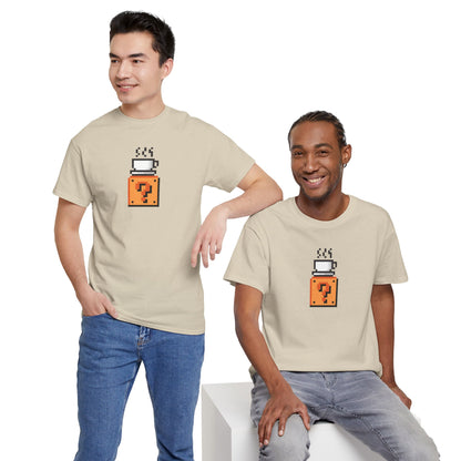 SuperMario-inspired "Caffeine power-up" unisex t-shirt