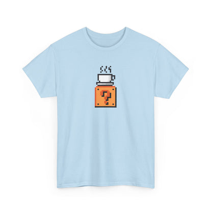 SuperMario-inspired "Caffeine power-up" unisex t-shirt