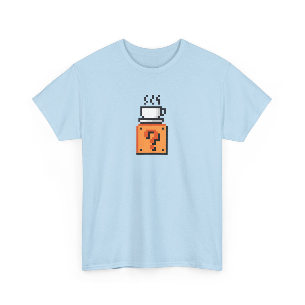 SuperMario-inspired "Caffeine power-up" unisex t-shirt