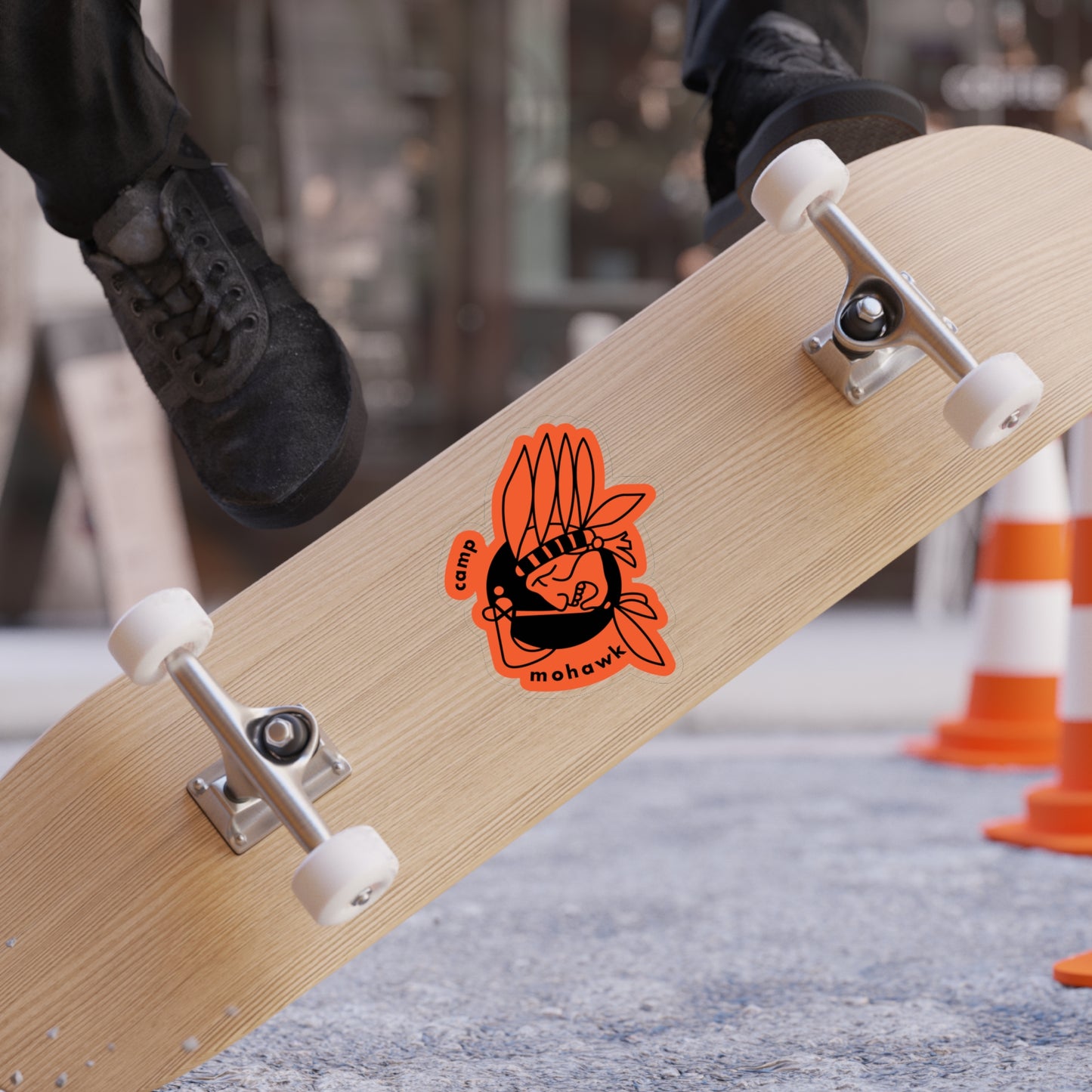 Meatballs movie inspired Camp Mohawk summer camp die-cut stickers - Rerun Designs