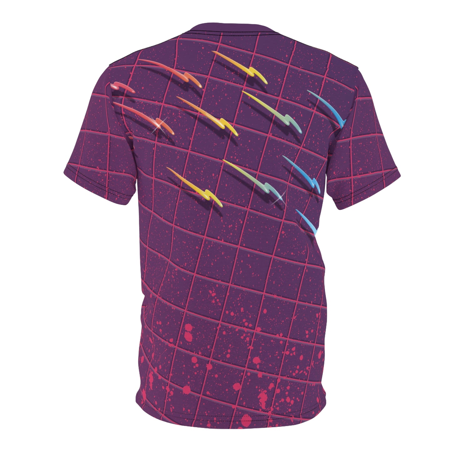 The Grid - Trapper Keeper inspired unisex cut & sew all over print tee
