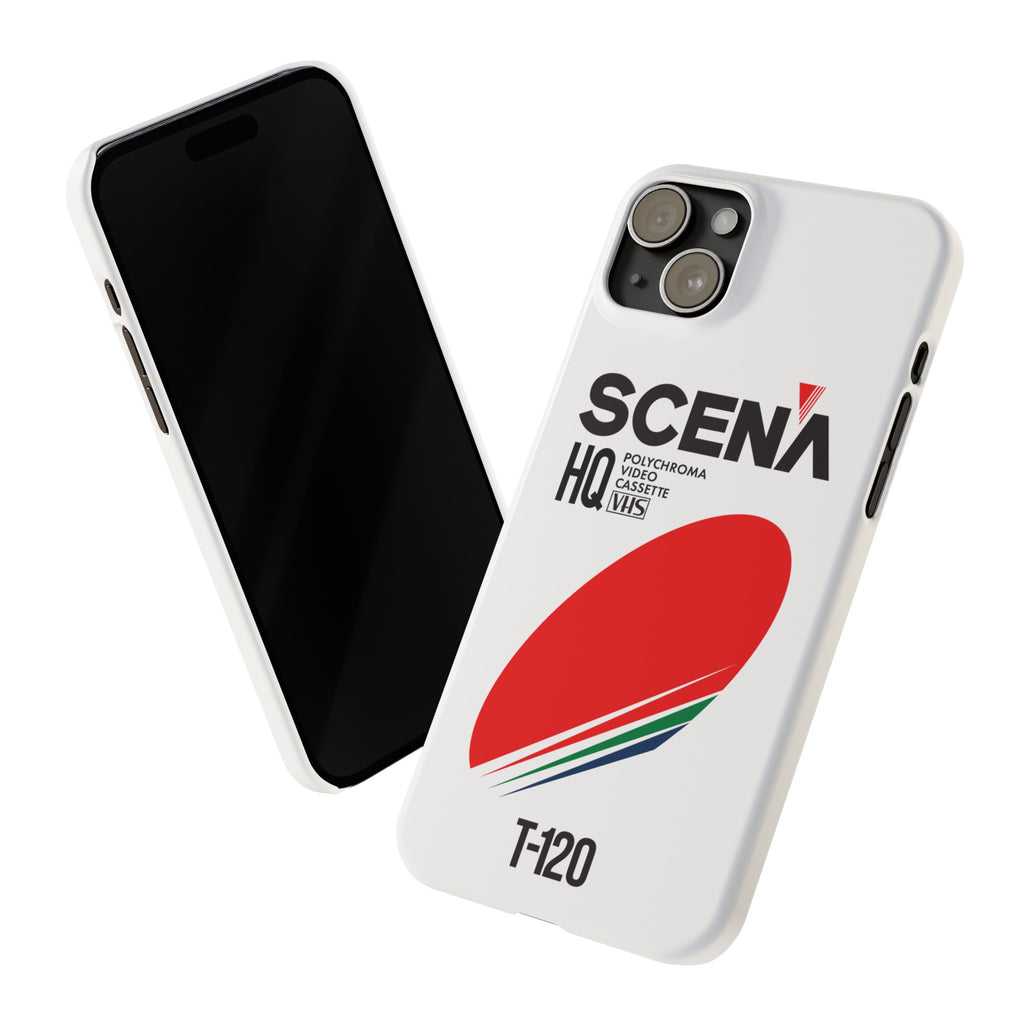 VHS Visions - retro Scena HQ T-120 VHS tape inspired slim iPhone cases