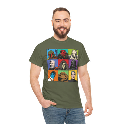 Villains of the Galaxy - Star Wars villains unisex t-shirt