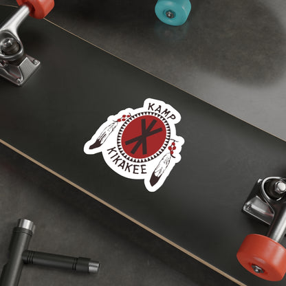 Ernest Goes to Camp movie inspired Kamp Kikakee summer camp die-cut sticker - Rerun Designs