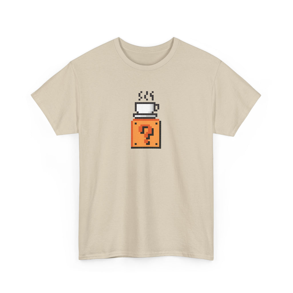 SuperMario-inspired "Caffeine power-up" unisex t-shirt