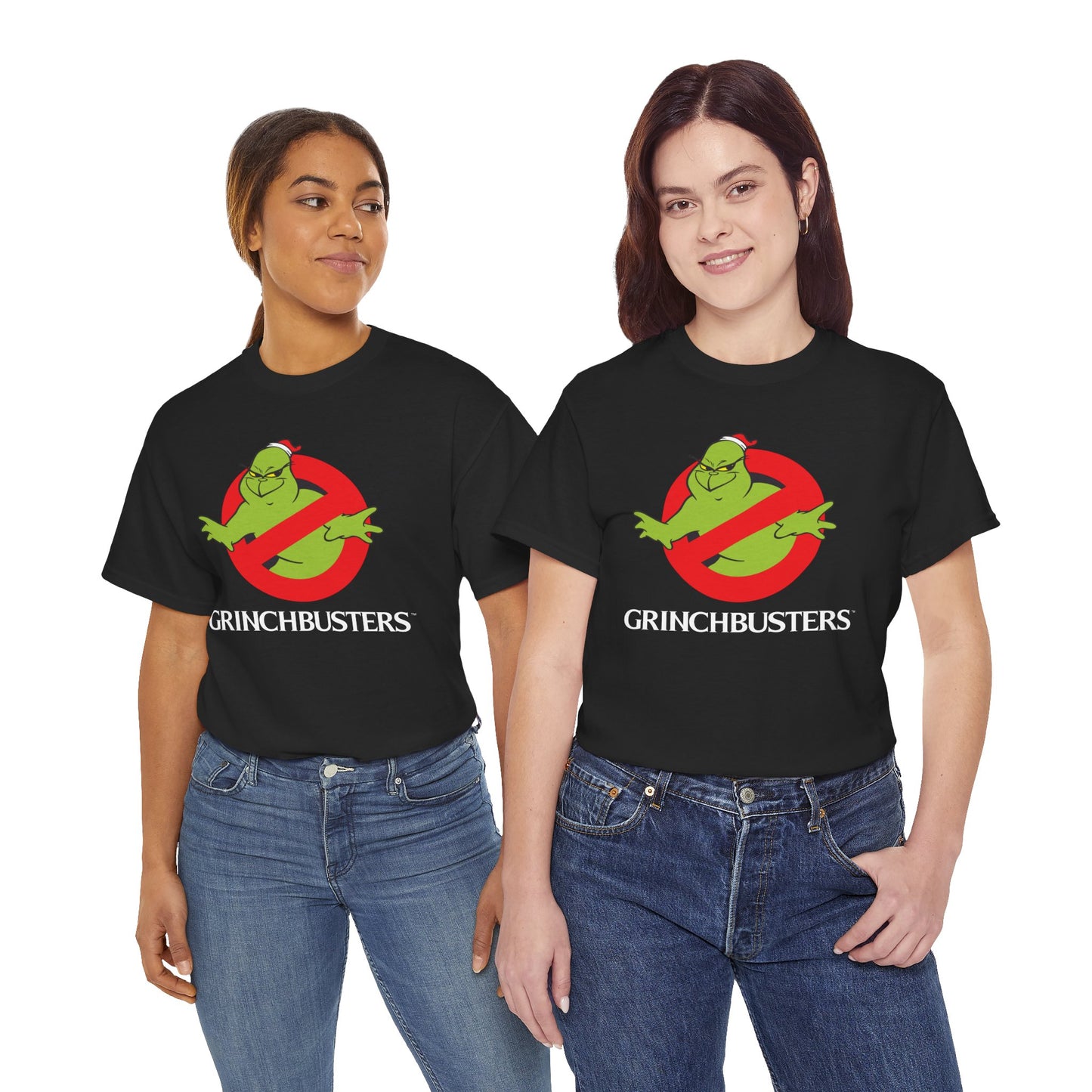 Grinchbusters - Grinch-inspired Christmas unisex t-shirt