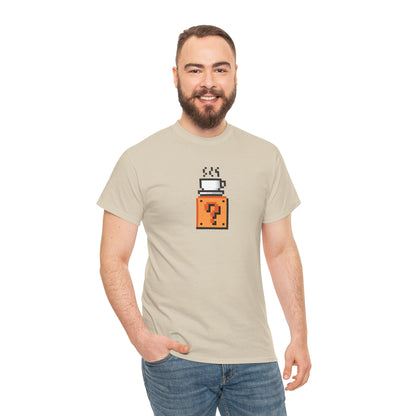 SuperMario-inspired "Caffeine power-up" unisex t-shirt