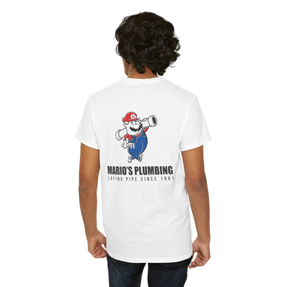Marios Plumbing Laying Pipe Since 1981 - unisex mascot t-shirt