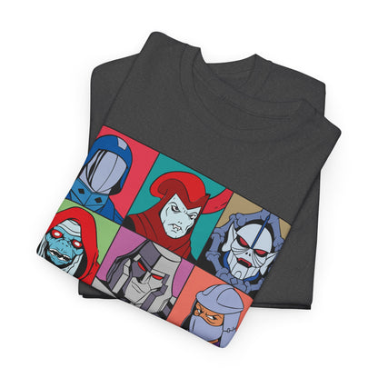 Saturday Morning Super Fan - 80s cartoon villains unisex t-shirt