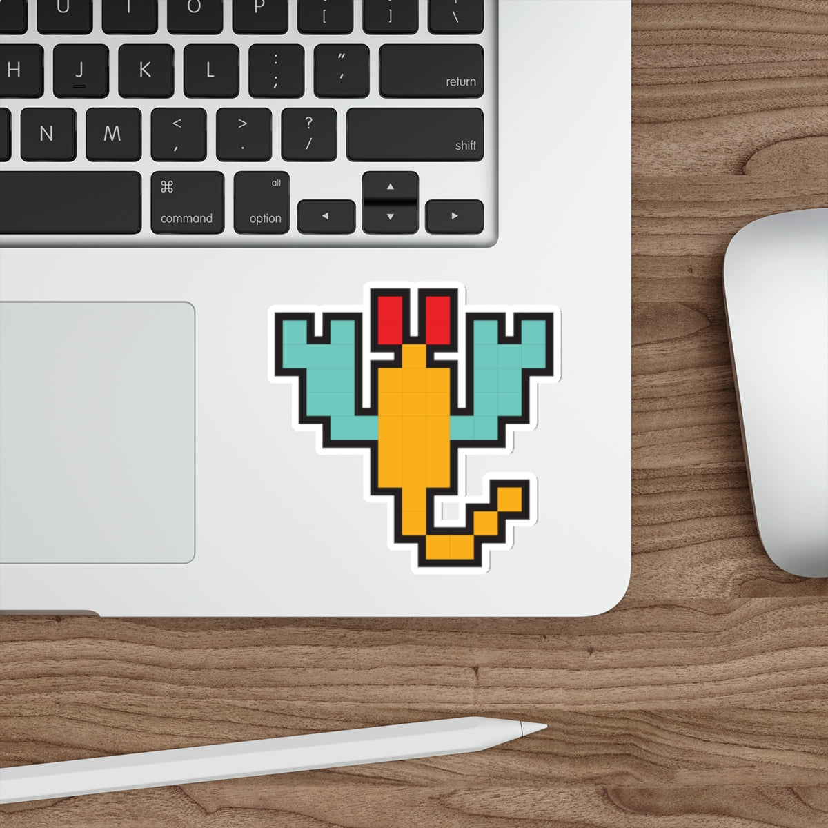 8-bit Legends: Galaga Scorpion die-cut stickers